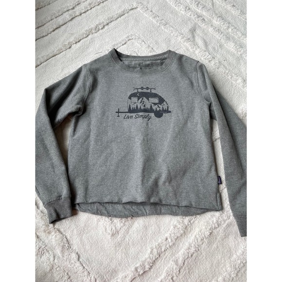 Patagonia Tops - Patagonia Live Simply recycled crew neck sweatshirt size S